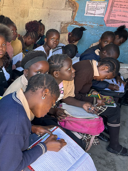 Educating at Chainda Center